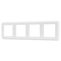 045187 Рамка пластиковая FRM-VERSA-PL-4-WH Arlight 