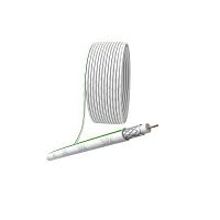 Б0044609 Кабель коаксиальный SAT 703 B.75 Ом CCS/(оплетка Al 75%) PVC Simple бел. (уп.10м) Эра 