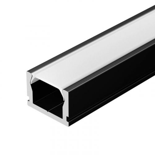 045492 Профиль PIK-1007-2000 ANOD BLACK L2000 алюм. Arlight 