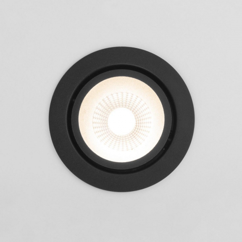Встраиваемый светодиодный светильник Elektrostandard Nulla 15267/LED 7W 3000K BK/BK черный/черный a063972 в г. Санкт-Петербург  фото 3