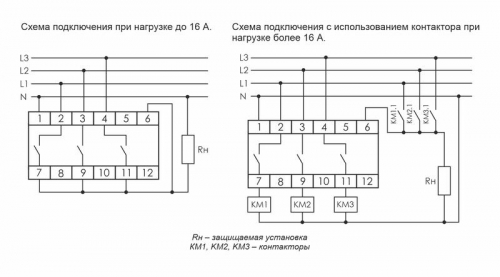 Переключатель фаз PF-431 (с приоритетной фазой; монтаж на DIN-рейке 35мм 3х400/230+N 3х16А IP20) F&F EA04.005.001 в г. Санкт-Петербург  фото 2