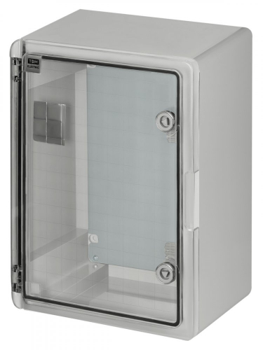 SQ0933-0223 Бокс пластиковый ЩМП-0-4, прозр. крышка, ABS, IP65, от -45 до +75 °С, навесной, (400x300x210) TDM