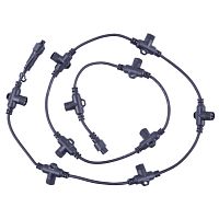 UL-00013219 Провод-шина для гирлянд UCX-F90 T10/2M/BK серии F90PRO 2м 10 Т-коннекторов шаг 20см статика/мерцание IP67 черн. Uniel 