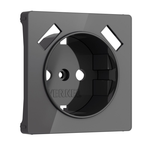 W1179544 Накладка для розетки USB (графит акрил) 