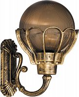 Светильник садово-парковый Feron PL5051 шар на стену вверх 100W E27 230V, черное золото 11553 в г. Санкт-Петербург 