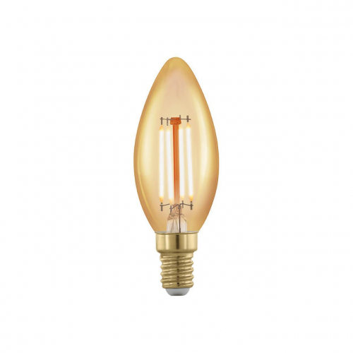 Лампа светодиодная филаментная диммируемая Eglo E14 4W 1700К золотая 11698 в г. Санкт-Петербург 