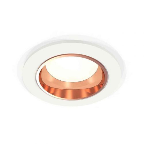 Комплект встраиваемого светильника Ambrella light Techno Spot XC6512005 SWH/PPG белый песок/золото розовое полированное (C6512, N6114) в г. Санкт-Петербург 