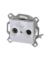 2CHH083607A6068 Розетка телевизионная проходная TV/R Levit 7дБ жемчуж. ABB 