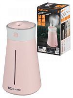SQ4013-0003 Портативный увлажнитель воздуха "Ареал мини", 0.38 л, RGB, насадки: вентилятор, ночник, розовый, TDM