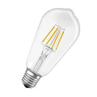 Лампа светодиодная SMART+ Filament Edison Dimmable 60 6Вт/2700К E27 LEDVANCE 4058075208575 в г. Санкт-Петербург 