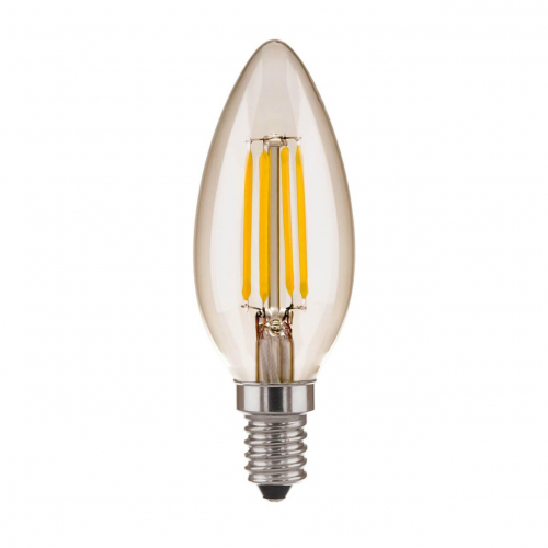 Лампа светодиодная филаментная Elektrostandard E14 7W 3300K прозрачная a049066 в г. Санкт-Петербург 