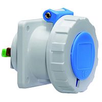 13734 Розетка встраиваемая 16А 3п 2P+PE 6ч 230В IP67 75х75 Quick Connect Bals 