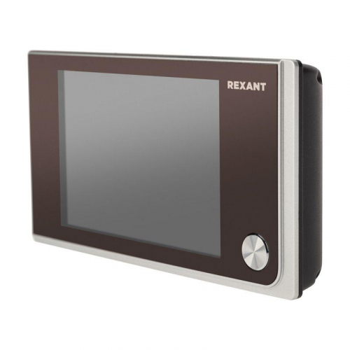 Видеоглазок дверной DV-114 с цветным LCD-дисплеем 3.5дюйм широкий угол обзора 120град. Rexant 45-1114 в г. Санкт-Петербург  фото 7