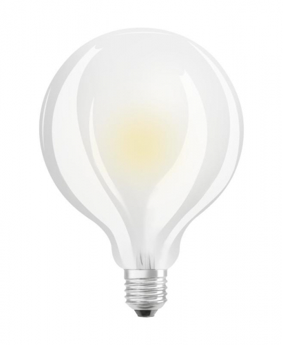 Лампа светодиодная филаментная PARATHOM CL GLOBE95 GL FR 60 non-DIM 827 6.5Вт матовая 2700К тепл. бел. E27 пластик. OSRAM 4058075288348 в г. Санкт-Петербург 