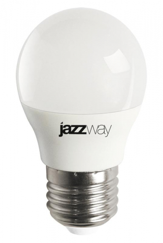 Лампа светодиодная PLED-LX 8Вт G45 шар 3000К тепл. бел. E27 JazzWay 5028654 в г. Санкт-Петербург 
