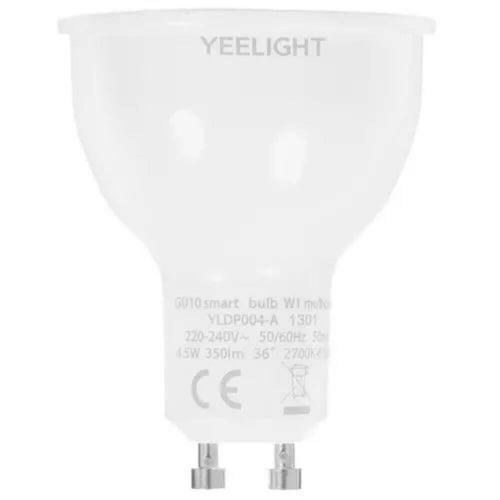 Лампа светодиодная диммируемая Yeelight GU10 4.8W 2700K прозрачная YLDP004 в г. Санкт-Петербург 