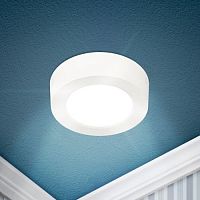 Б0057448 Светильник светодиодный LED 19-12-6K 12Вт 6500К накладной круглый ЭРА 
