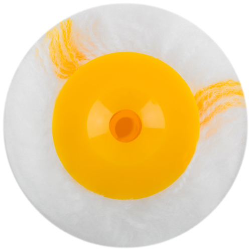 Ролик сменный полиакриловый белый с желтой полосой "миди", диам. 30/54 мм; ворс 12 мм, 100 мм в г. Санкт-Петербург  фото 5