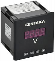 IDV21-5-1-3-LED-G Вольтметр цифровой щитовой 1ф DO RS-485 96х96 LED GENERICA 