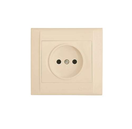 42010022 Розетка СП Defne 16А IP20 без заземл. крем. Makel 
