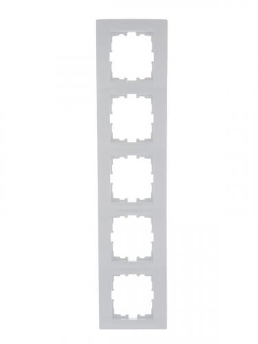 Рамка 5-м Karina горизонт. бел. LEZARD 707-0200-150 в г. Санкт-Петербург 