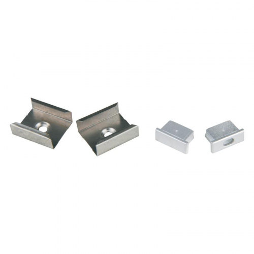 UL-00004060 Набор аксессуаров UFE-N12 SILVER A POLYBAG для алюм. профиля серебр. Uniel 