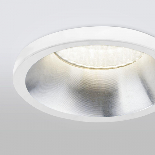Встраиваемый светодиодный светильник Elektrostandard 15269/LED белый/сатин никель a056020 в г. Санкт-Петербург  фото 3