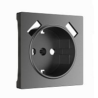 W1179564 Накладка для розетки USB (графит матовый) 