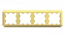ATN101604 Рамка 4-м AtlasDesign Antique универс. зол. SE 