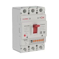 MGS250N-3ETS0160 Выключатель автоматический 3п 63-160А 36кА MGS250N с электронным расцепителем ETS в литом корпусе YON 