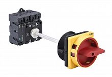 MSD40440R Выключатель-разъединитель 4п 40А IP20 с красн. выносн. рукоят. на дин-рейке/плате с замком SE 
