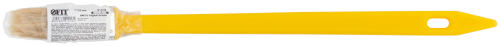 Кисть радиаторная, натуральная светлая щетина, желтая пластиковая ручка  1" (25 мм) в г. Санкт-Петербург  фото 3