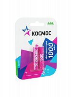 KOCR03NIMH(1000MAH) Аккумулятор AAA/R03 1000мА.ч NI-MN BP-2 (блист.2шт) КОСМОС 