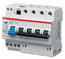 Выключатель автоматический дифференциального тока 4п B 32А 30мА тип AC DS204M 6мод. ABB 2CSR274001R1325