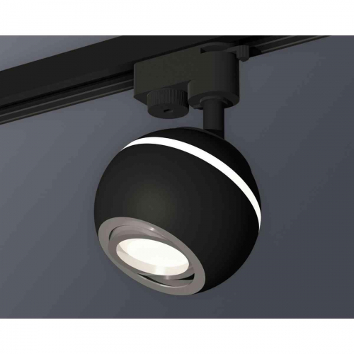 Комплект трекового светильника Ambrella light Track System XT1102022 SBK/PSL черный песок/серебро полированное (A2521, C1102, N7003) в г. Санкт-Петербург  фото 3