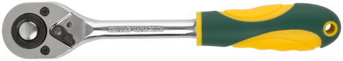 Вороток (трещотка) CrV механизм, пластиковая прорезиненная ручка 1/2'', 24 зубца в г. Санкт-Петербург  фото 4
