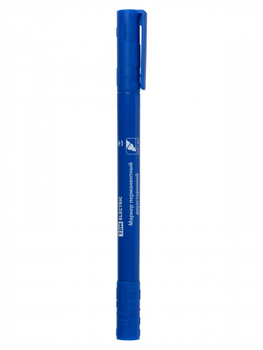 Маркер перманентный двухсторонний 0.4/1 мм, синий (пакет) круглый наконечник TDM в г. Санкт-Петербург 