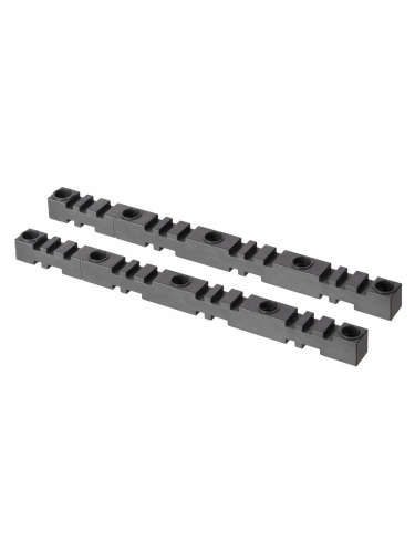 SQ0807-0025 Изолятор шинный плоский ИШП 4П для шин 10  и 10/20 мм, длина 458 мм межшинное расстояние 115 мм TDM