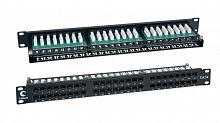 7487c Патч-панель 19дюйм 1U 48 портов кат.5E PLHD-48-Cat.5e-Dual Cabeus 