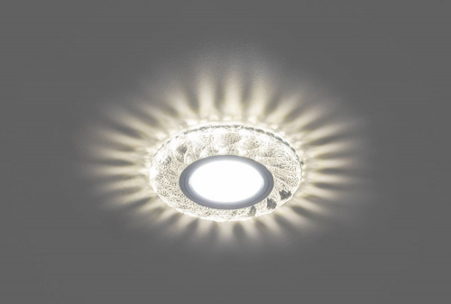Светильник встраиваемый с белой LED подсветкой Feron CD907 потолочный MR16 G5.3 белый 28850 в г. Санкт-Петербург  фото 2