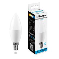 38109 Лампа светодиодная Feron LB-970 Свеча E14 13W 175-265V 6400K 
