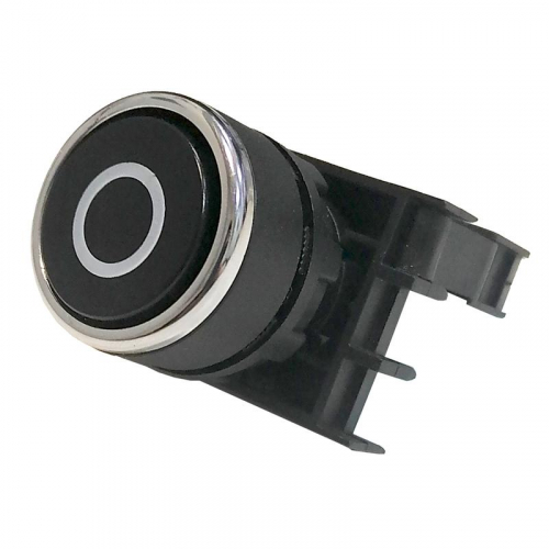 B100DHO Кнопка нажимная круглая с "0" B100DH-0 черн. EMAS 