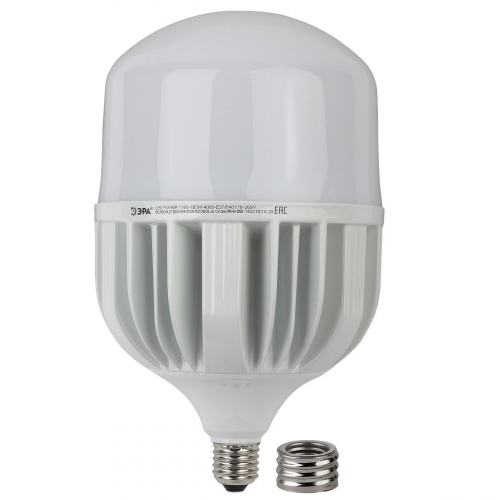 Лампа светодиодная сверхмощная ЭРА E27/E40 150W 4000K матовая LED POWER T160-150W-4000-E27/E40 Б0051795 в г. Санкт-Петербург 