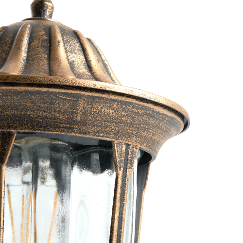 Светильник садово-парковый Feron PL6305 шестигранный на цепочке 60W E27 230V, черное золото 11899 в г. Санкт-Петербург  фото 4