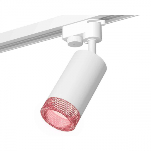 Комплект трекового светильника Ambrella light Track System XT6322082 SWH/PI белый песок/розовый (A2520, C6322, N6152) в г. Санкт-Петербург 