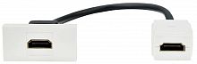 PR-KK40D-RH-0-1-K01 Розетка 1мод. HDMI M/M РКМ-10-00-П бел. PRIMER IEK 
