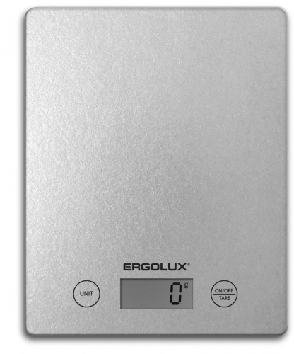 Весы кухонные ELX-SK02-С03 до 5кг 195х142мм сер. Ergolux 13600 в г. Санкт-Петербург 