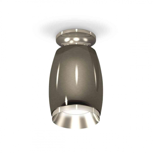Комплект накладного светильника Ambrella light Techno Spot XS1123040 DCH/PSL черный хром/серебро полированное (N6903, C1123, N7032) в г. Санкт-Петербург 