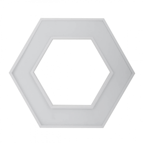 Подвесной светодиодный cветильник Geometria ЭРА Hexagon SPO-123-W-40K-045 45Вт 4000К белый Б0050554 в г. Санкт-Петербург  фото 4