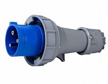 26108DEK Вилка переносная 2Р+РЕ 63А 220В IP67 ВП-103 DEKraft 